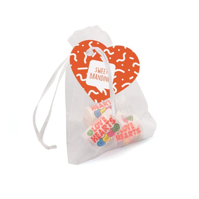 Eco Range – Organza Bag – Love Hearts®